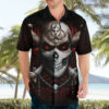 Skull Hawaiian Shirt Blood Skull Survivor 4