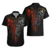 Skull Hawaiian Shirt Devil And Angel Twin Skull 3