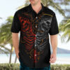 Skull Hawaiian Shirt Devil And Angel Twin Skull 4