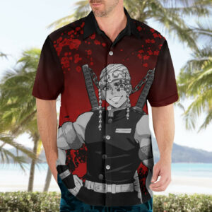 Tengen Uzui Japan Art Hawaiian Shirt 3