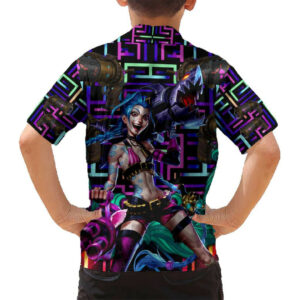 Trippy Jinx Arcane League of Legends Hawaiian Shirt Game Art Mix Trippy 6