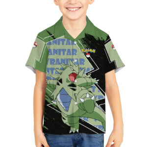 Tyranitar Hawaiian Shirt Pattern 5