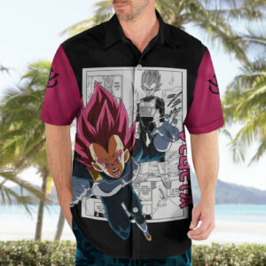 Vegeta God Hawaiian Shirt Dragon Ball Mix Anime Manga 3