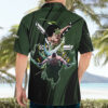 Wano Zoronoa Zoro One Piece Hawaiian Shirt Anime 4