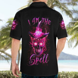 Witch Skull Hawaiian Shirt Iam The Spell 5
