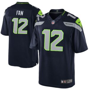 12s Seattle Seahawks Nike Youth Game Jersey - Navy
