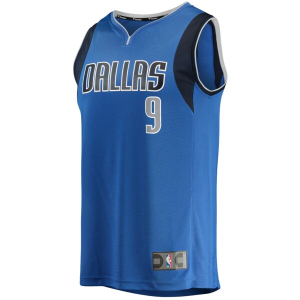 A.J. Lawson Dallas Mavericks Fanatics Youth Fast Break Player Jersey - Icon Edition - Blue - Image 3