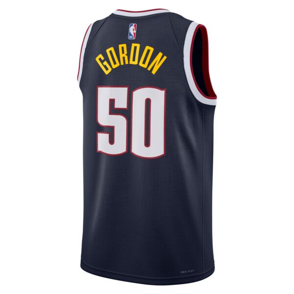 Aaron Gordon Denver Nuggets Nike Unisex Swingman Replica Jersey - Icon Edition - Navy - Image 4