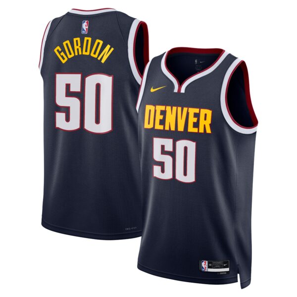 Aaron Gordon Denver Nuggets Nike Unisex Swingman Replica Jersey - Icon Edition - Navy - Image 2