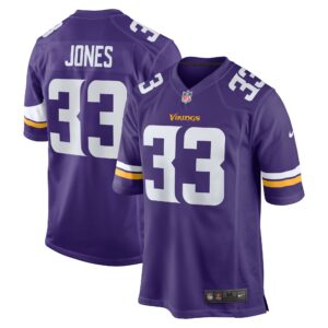 Aaron Jones Minnesota Vikings Nike Game Player Jersey - Purple