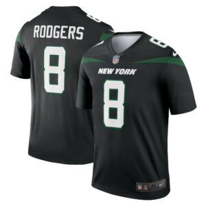 Aaron Rodgers New York Jets Nike Men's Alternate Legend Player Jersey - Stealth Black