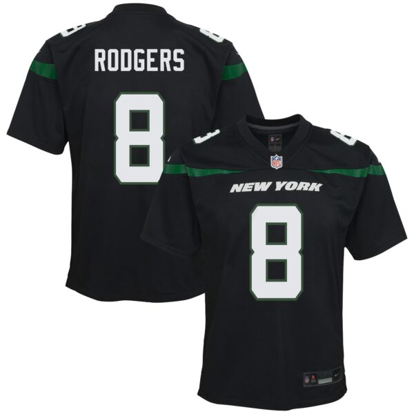 Aaron Rodgers New York Jets Nike Youth Game Jersey - Black
