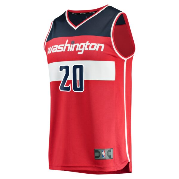 Alexandre Sarr Washington Wizards Fanatics Youth Fast Break Replica Player Jersey - Icon Edition - Red - Image 3