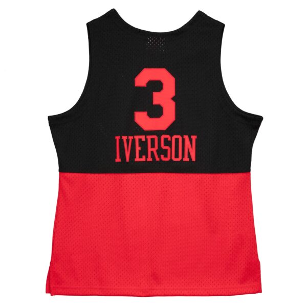 Allen Iverson Philadelphia 76ers Mitchell & Ness 2003/04 Hardwood Classics Reload 2.0 Swingman Jersey - Black - Image 4