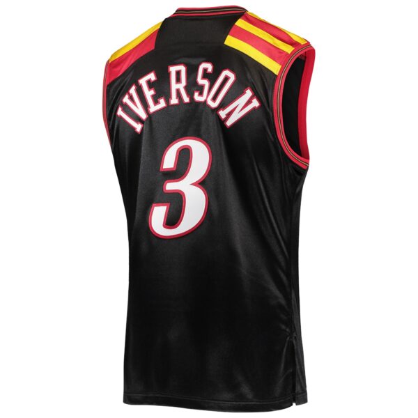 Allen Iverson Philadelphia 76ers Mitchell & Ness 2006 Hardwood Classics Authentic Jersey - Black - Image 4