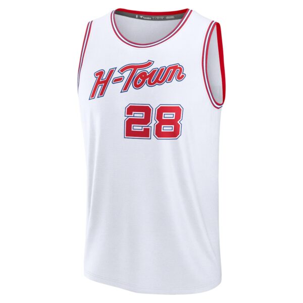 Alperen Sengun Houston Rockets Fanatics Fast Break Jersey - White - City Edition - Image 3