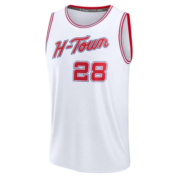Alperen Sengun Houston Rockets Fanatics Fast Break Jersey - White - City Edition - Image 3