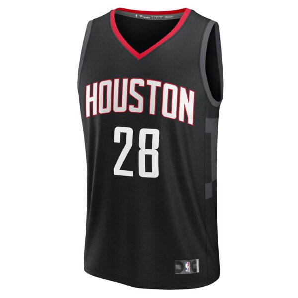 Alperen Sengun Houston Rockets Fanatics Fast Break Replica Player Jersey - Statement Edition - Black - Image 3