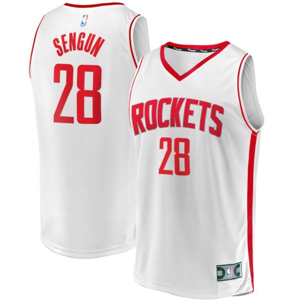 Alperen Sengun Houston Rockets Fanatics Youth Fast Break Replica Player Jersey - Association Edition - White - Image 2
