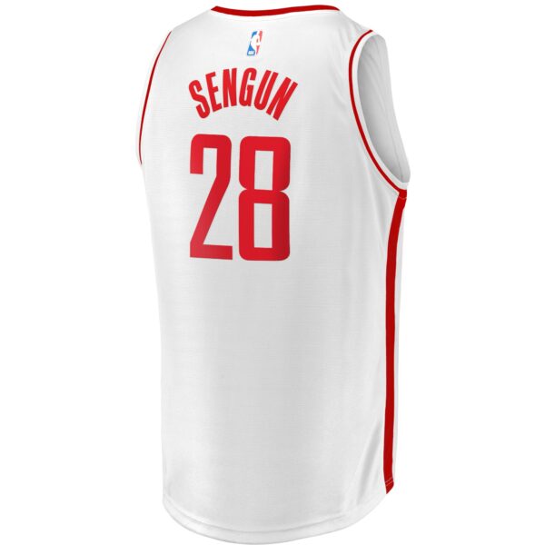 Alperen Sengun Houston Rockets Fanatics Youth Fast Break Replica Player Jersey - Association Edition - White - Image 4