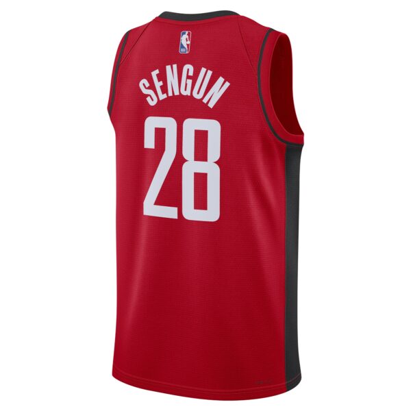 Alperen Sengun Houston Rockets Nike Unisex Swingman Jersey - Icon Edition - Red - Image 4