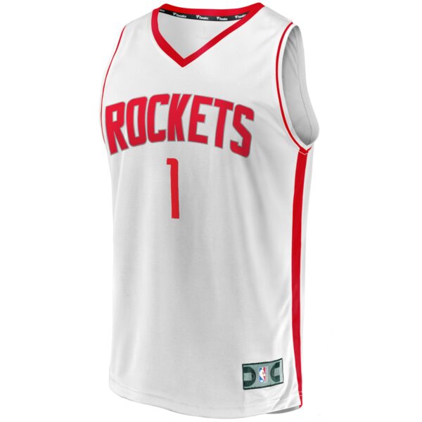 Amen Thompson Houston Rockets Fanatics Youth Fast Break Replica Player Jersey - Association Edition - White - Image 3