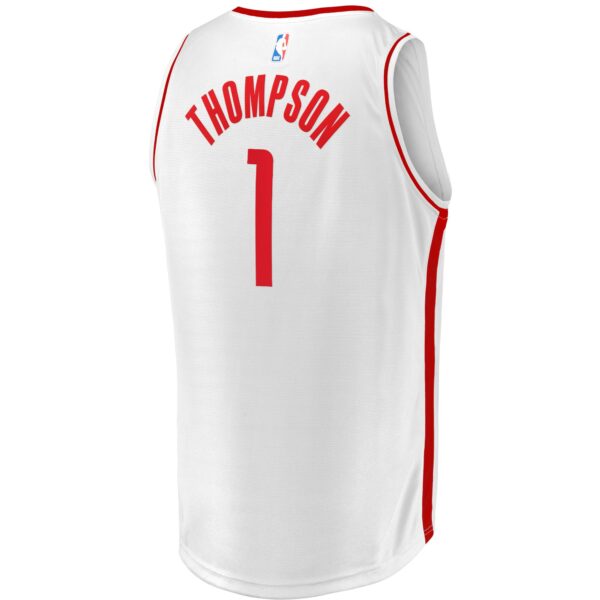 Amen Thompson Houston Rockets Fanatics Youth Fast Break Replica Player Jersey - Association Edition - White - Image 4