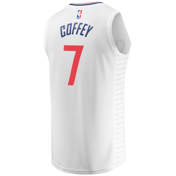 Amir Coffey LA Clippers Fanatics Fast Break Player Jersey - Association Edition - White - Image 4
