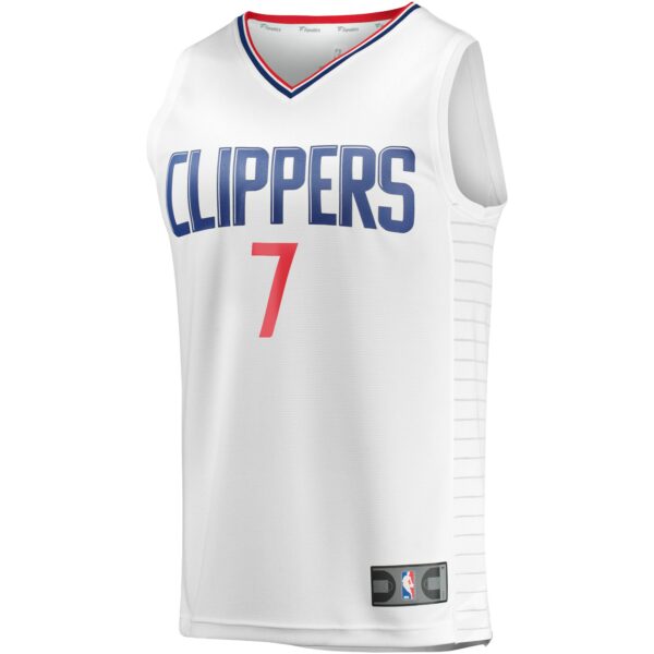 Amir Coffey LA Clippers Fanatics Fast Break Player Jersey - Association Edition - White - Image 3