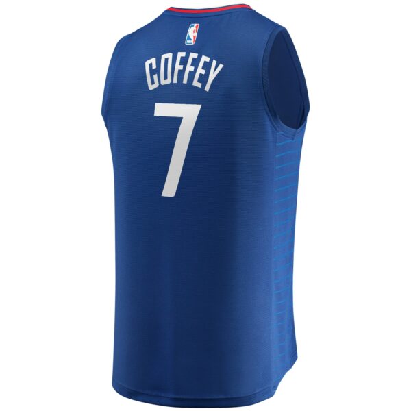 Amir Coffey LA Clippers Fanatics Youth Fast Break Player Jersey - Icon Edition - Royal - Image 4