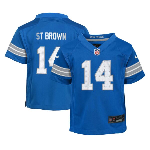 Amon-Ra St. Brown Detroit Lions Nike Infant Player Game Jersey - Blue