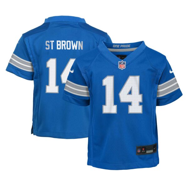 Amon-Ra St. Brown Detroit Lions Nike Toddler Player Game Jersey - Blue
