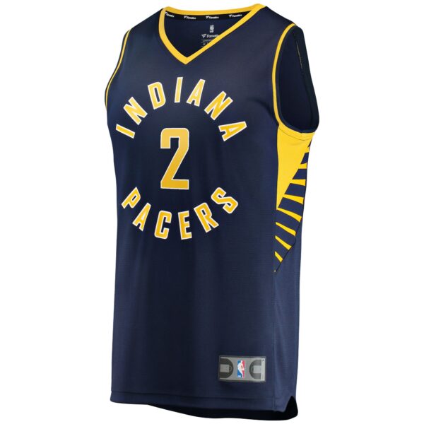 Andrew Nembhard Indiana Pacers Fanatics Fast Break Replica Jersey - Icon Edition - Navy - Image 3