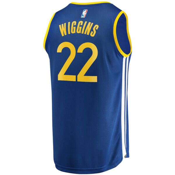 Andrew Wiggins Golden State Warriors Fanatics Fast Break Replica Jersey - Icon Edition - Royal - Image 4