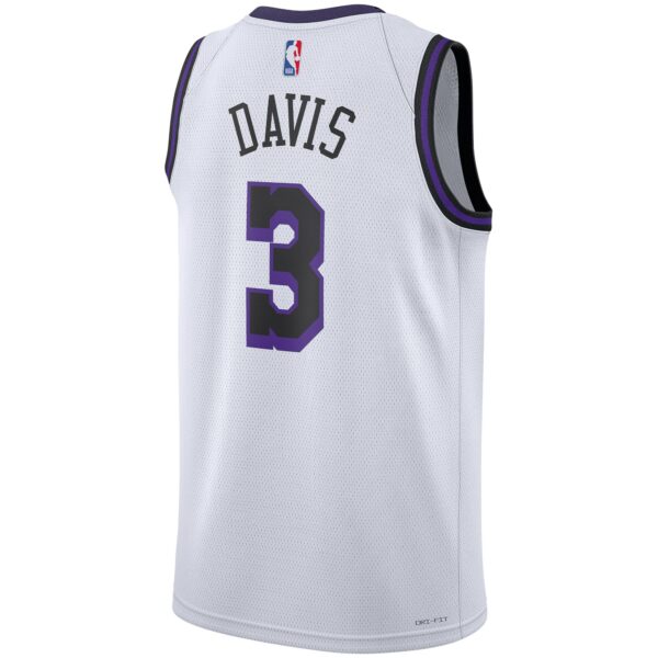 Anthony Davis Los Angeles Lakers Nike Unisex 2022/23 Swingman Jersey - City Edition - White - Image 4