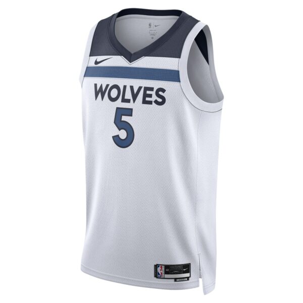Anthony Edwards Minnesota Timberwolves Nike Unisex Swingman Jersey - Association Edition - White - Image 3