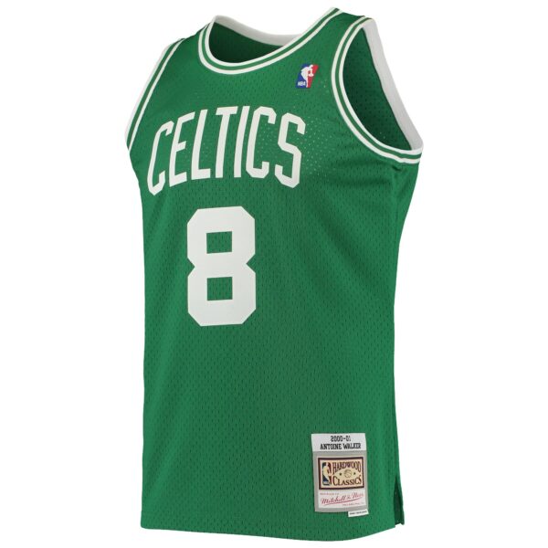 Antoine Walker Boston Celtics Mitchell & Ness 2001/02 Hardwood Classics Swingman Jersey - Kelly Green - Image 3