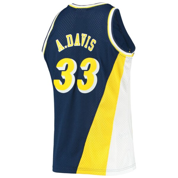 Antonio Davis Indiana Pacers Mitchell & Ness 1996/97 Hardwood Classics Swingman Jersey - Navy - Image 4