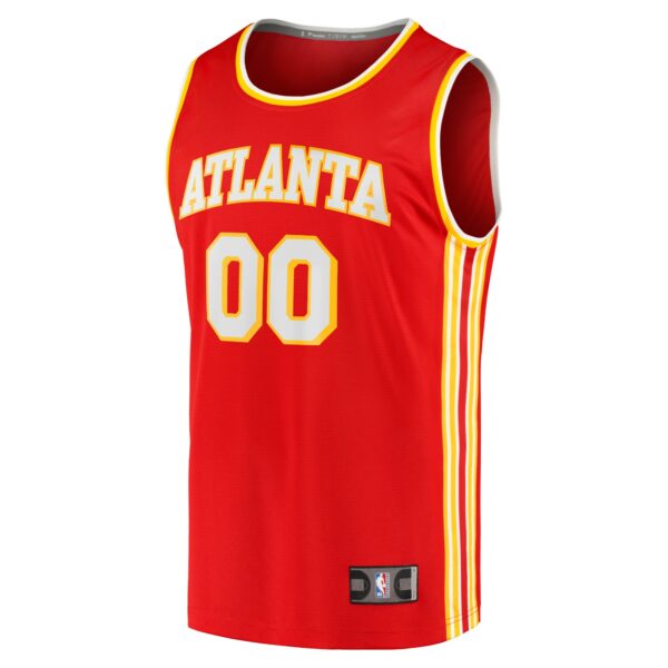 Atlanta Hawks Fanatics Youth Fast Break Custom Jersey - Red - Icon Edition - Image 3