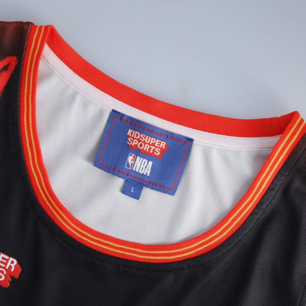 Atlanta Hawks NBA & KidSuper Studios by Fanatics Unisex Hometown Jersey - Red - Image 5