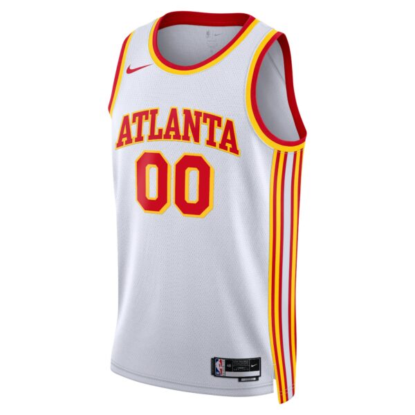 Atlanta Hawks Nike Unisex Swingman Custom Jersey White - Association Edition - Image 3