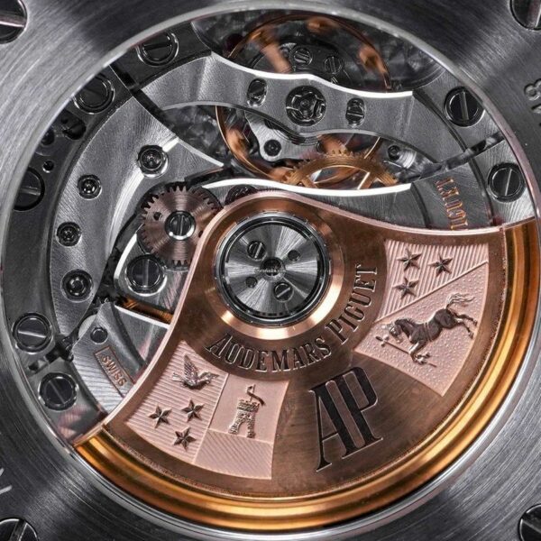 Audemars Piguet Royal Oak 41Mm Black Dial Stainless Steel Bracelet MenS Watch - Image 6