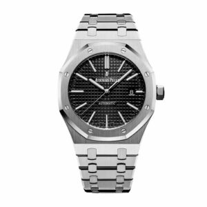 Audemars Piguet Royal Oak 41Mm Black Dial Stainless Steel Bracelet MenS Watch