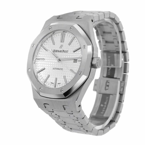 Audemars Piguet Royal Oak 41Mm Rhodium-Toned Dial Titanium Bracelet MenS Watch - Image 2