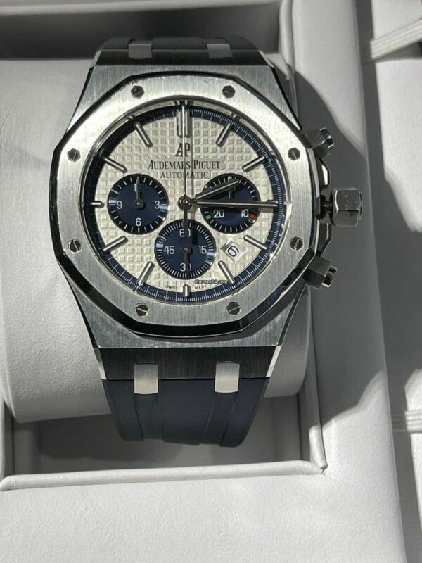 Audemars Piguet Royal Oak Blue Chronograph 26326Stood027Ca01 Watch - Image 4