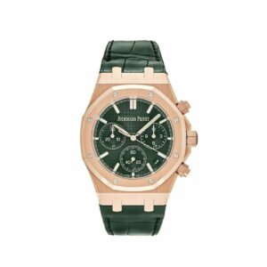 Audemars Piguet Royal Oak Chrono 50Th Anniversary Green Dial Watch