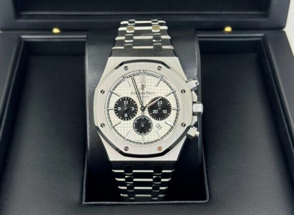 Audemars Piguet Royal Oak Chronograph 41Mm White Dial Panda 26331St Watch - Image 4