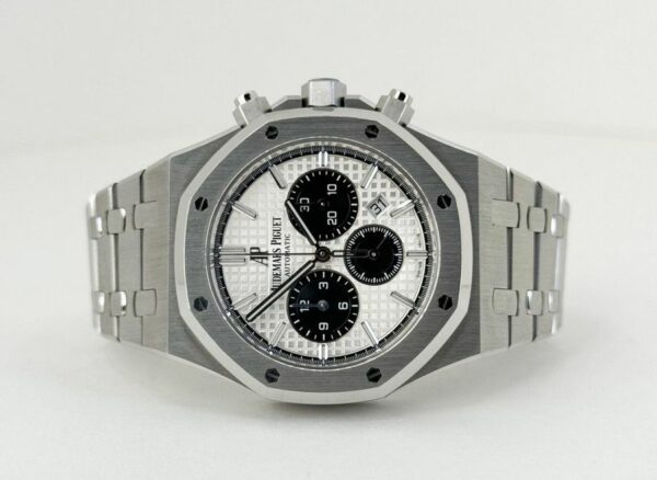 Audemars Piguet Royal Oak Chronograph 41Mm White Dial Panda 26331St Watch - Image 2