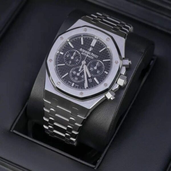 Audemars Piguet Royal Oak Chronograph Black Dial 41Mm Stainless Steel Watch 26320Stoo1220St01 - Image 3