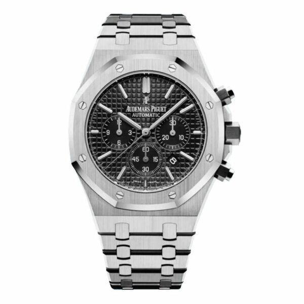 Audemars Piguet Royal Oak Chronograph Black Dial 41Mm Stainless Steel Watch 26320Stoo1220St01